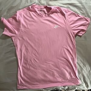 Nike Men's Pink Short Sleeve Tee